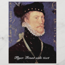 Portrait Of An Unknown Man By Hilliard Nicholas Full Colour Flyer