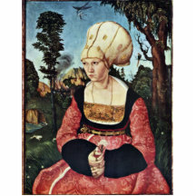 Portrait Of Anna Cuspinian By Cranach D. Ä. Lucas Photo Cut Outs