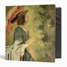 Portrait of Anna, the artist's daughter, 1860 3 Ring Binders