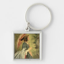 Portrait of Anna, the artist's daughter, 1860 Key Chains