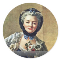 Portrait Of Anne-Marie Françoise Doré Sticker