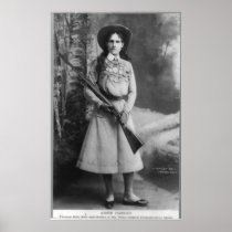 Portrait of Annie Oakley born Phoebe Ann Mosey