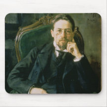 Portrait of Anton Pavlovich Chekhov, 1898 Mouse Pad