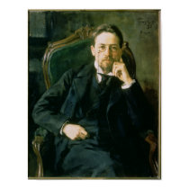 Portrait of Anton Pavlovich Chekhov, 1898 posters