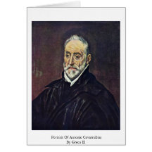 Portrait Of Antonio Covarrubias By Greco El Card