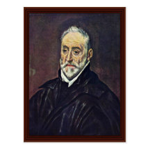 Portrait Of Antonio Covarrubias By Greco El Post Card