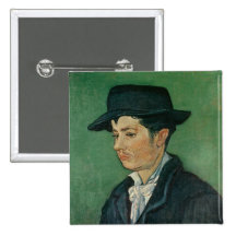 Portrait of Armand Roulin, 1888 Pinback Buttons