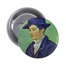 Portrait Of Armand Roulin.,  By Vincent Van Gogh Pinback Button