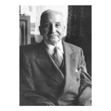 Portrait of Austrian Economist Ludwig Von Mises Invitation