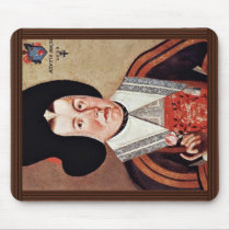 Portrait Of Barbe De Preux By Meister Der Barbe De Mouse Pads