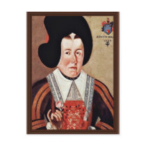 Portrait Of Barbe De Preux By Meister Der Barbe De Post Card