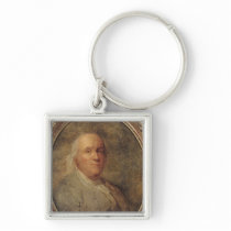 Portrait of Benjamin Franklin, c.1780 keychains
