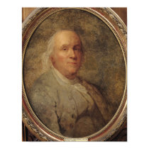 Portrait of Benjamin Franklin, c.1780 posters