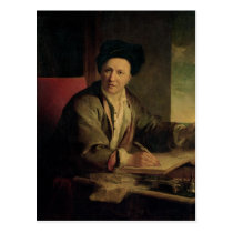 Portrait of Bernard le Bovier de Fontenelle postcards