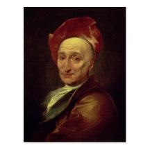 Portrait of Bernard Le Bovier Post Card