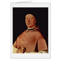 Portrait Of Bernardo De Rossi By Lorenzo Lotto Greeting Card