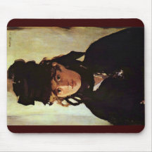 Portrait Of Berthe Morisot Mousepads