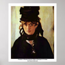 Portrait Of Berthe Morisot Print
