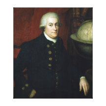 Portrait of Captain George Vancouver Canvas Prints