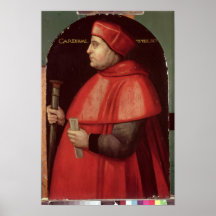 Portrait of Cardinal Thomas Wolsey Posters