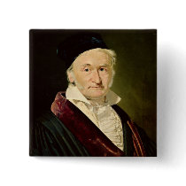 Portrait of Carl Friedrich Gauss, 1840 buttons