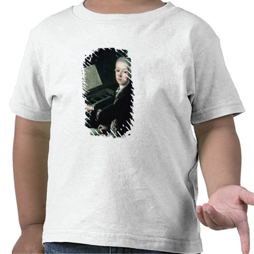 Portrait of Carl Graf Firmian at the piano T-shirt