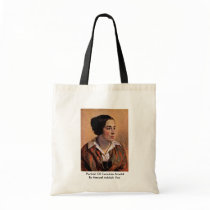 Portrait Of Caroline Arnold By Menzel Adolph Von Tote Bags