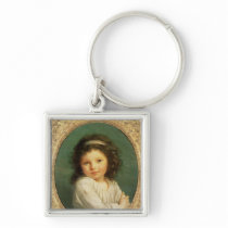 Portrait of Caroline Lalive de la Briche, 1786 Keychains
