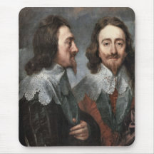 Portrait of Charles I, by Van Dyck Mouse Pads