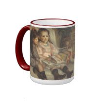 Portrait of Children by Pierre Auguste Renoir Mugs