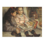 Portrait of Children, Renoir Vintage Impressionism Postcard