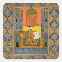 Portrait of Chota Rustaveli (c.1172-c.1216) after Sticker