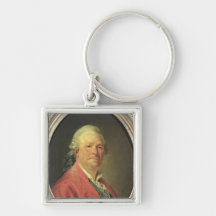 Portrait of Christoph Willibald von Gluck , 1777 Keychains