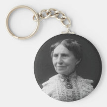 Portrait of Clara Barton Later in Life Keychains