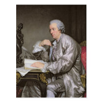 Portrait of Claude-Henri Watelet  1763-65 postcards