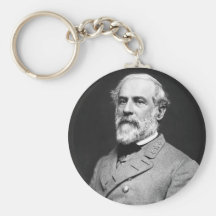 Portrait of Confederate General Robert E. Lee Key Chain