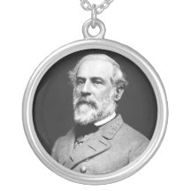Portrait of Confederate General Robert E. Lee Personalized Necklace