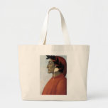 Portrait of Dante Canvas Bag