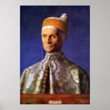 Portrait of Dogen Leonardo Loredan by Bellini Posters