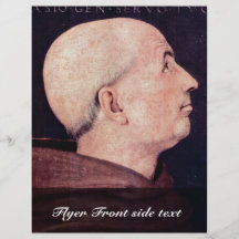 Portrait Of Don Biagio Milanesi By Perugino Pietro Flyer Design