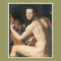 Portrait of Duke Cosimo I de"medici as Orpheus posters
