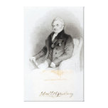 Portrait of Edmund Lodge Stretched Canvas Prints
