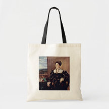 Portrait Of Eleonora Gonzaga By Tiziano Vecellio Canvas Bag