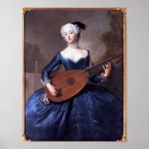 Portrait of Eleonore Louise Albertine Poster
