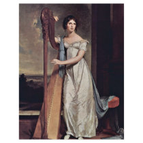 Portrait Of Eliza Ridgely (The Lady With The Harp) Flyer