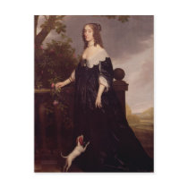Portrait of Elizabeth, Queen of Bohemia Post Cards