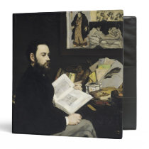 Portrait of Emile Zola  1868 binders