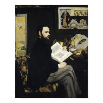 Portrait of Emile Zola  1868 posters