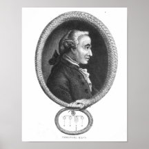 Portrait of Emmanuel Kant 2 Posters
