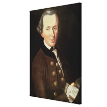 Portrait of Emmanuel Kant canvas prints
